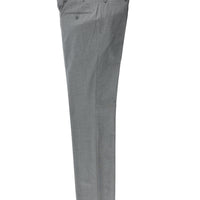 Dark Anthracite 7 Drop Slim Fit Narrow Cut Classic Wool Fabric Trousers