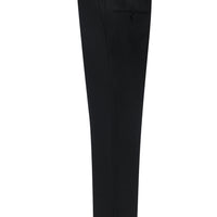 Black 7 Drop Slim Fit Narrow Cut Classic Wool Fabric Trousers