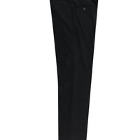 Siyah 6 Drop Regular Fit Standart Kesim Klasik Kumaş Pantolon