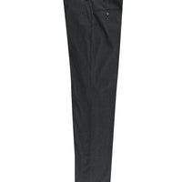 Dark Gray 6 Drop Regular Fit Standard Cut Classic Fabric Trousers