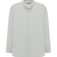 White Long Sleeve Regular Fit Button-Down Collar Cotton Easy-Iron Shirt