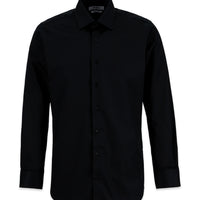 Black Long Sleeve Non-Iron Slim Fit Shirt
