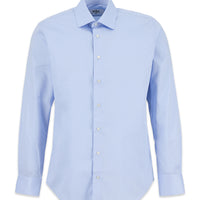 Light Blue Long Sleeve Non Iron Slim Fit Shirt