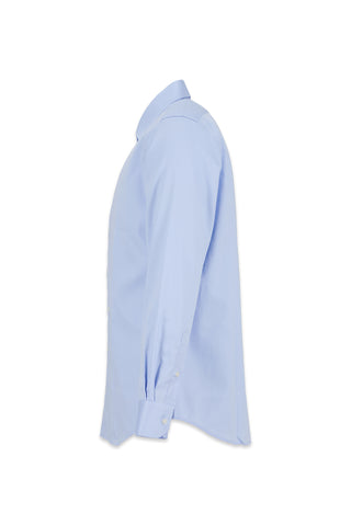  Uçuk Mavi Uzun Kol Slim Fit Non Iron Ütü Gerektirmeyen %100 Pamuk Klasik Gömlek