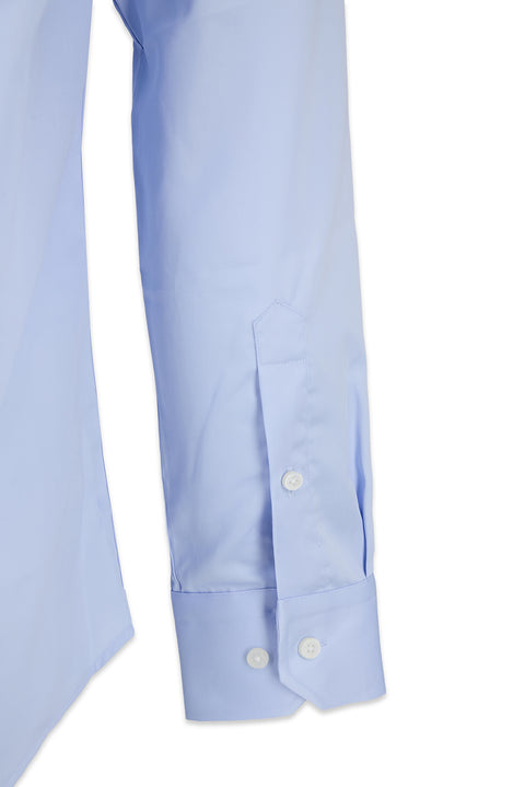 Light Blue Long Sleeve Non Iron Slim Fit Shirt