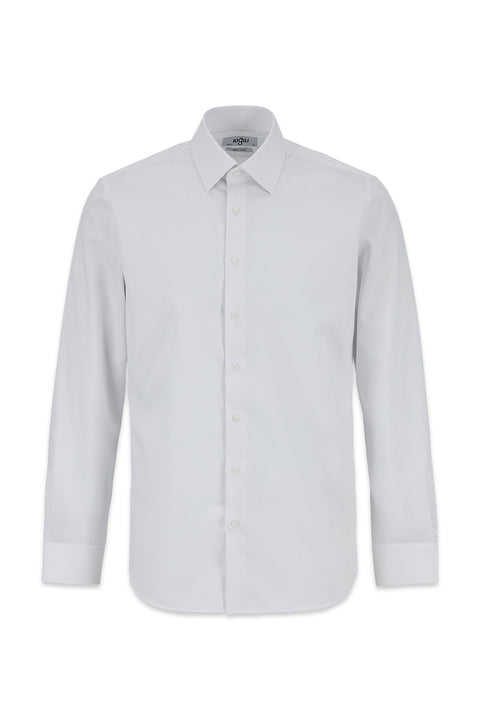 White Long Sleeve Non-Iron Slim Fit Shirt