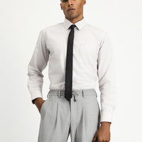 Medium Grey Long Sleeve Classic Cotton Shirt