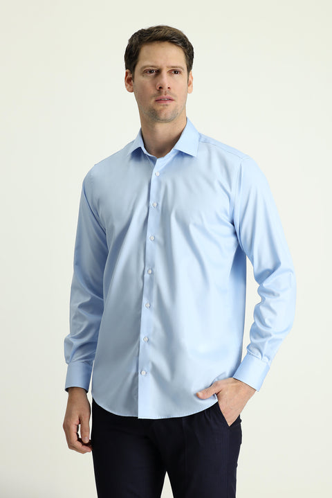Light Blue Long Sleeve Shirt