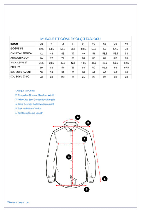 Açık Mavi Uzun Kol Slim Fit Dar Kesim Pamuk 4 Mevsim Oxford Gömlek