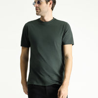 Dark Anthracite Crew Neck Regular Fit 100% Cotton T-shirt