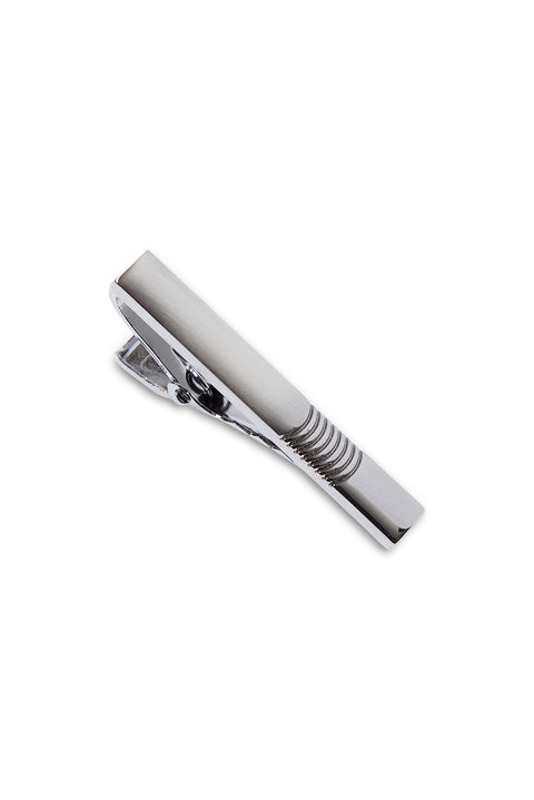 Silver Boxed Tie Clip
