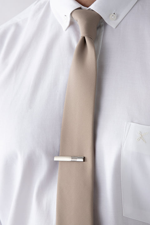 Silver Boxed Tie Clip