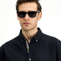 Black UV400 Protected Men's Sunglasses