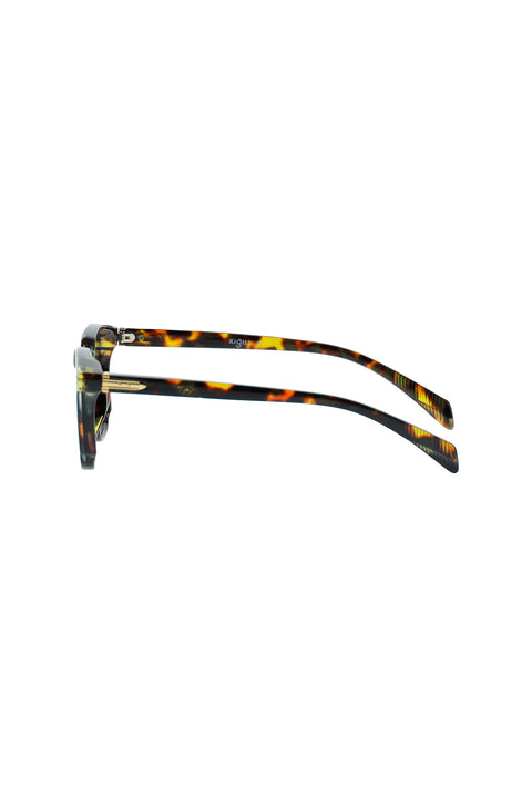 Black UV400 Protected Bone Frame Men's Sunglasses