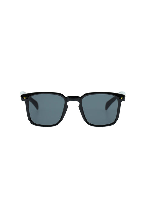 Black UV400 Protected Bone Frame Men's Sunglasses