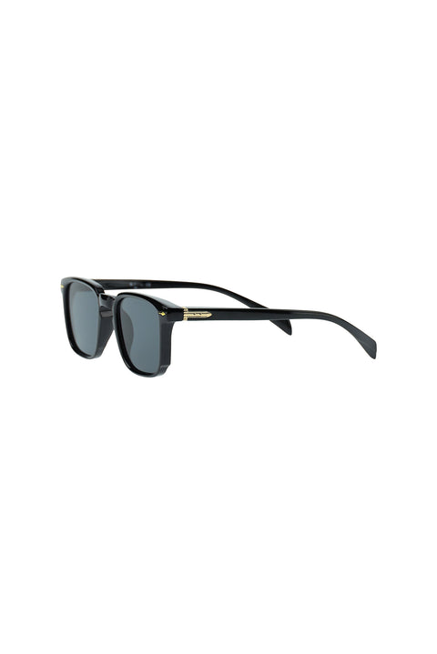 Black UV400 Protected Bone Frame Men's Sunglasses