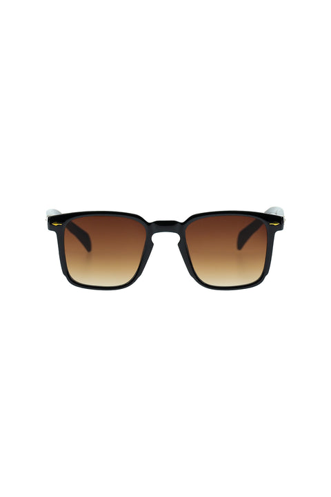 Medium Brown UV400 Protected Bone Frame Men's Sunglasses