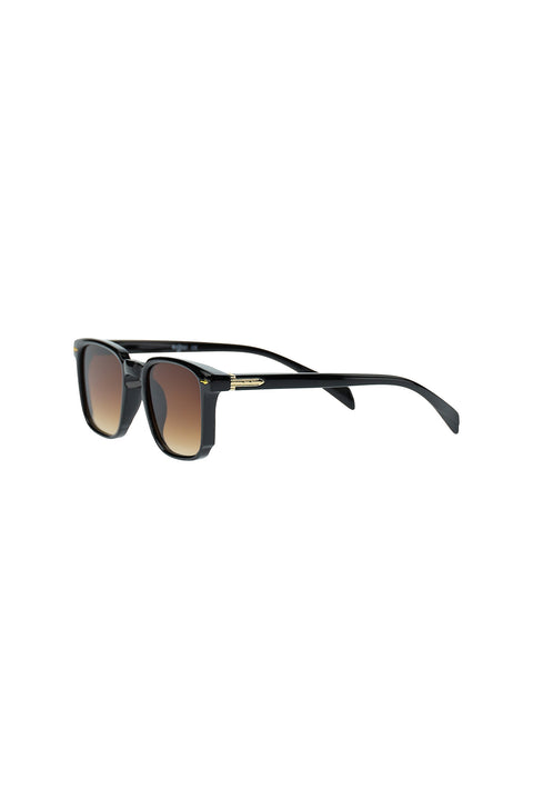 Medium Brown UV400 Protected Bone Frame Men's Sunglasses