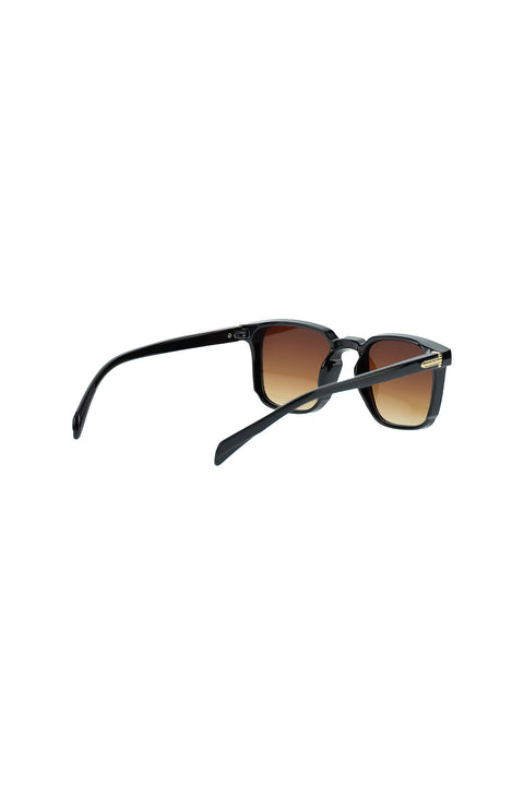 Medium Brown UV400 Protected Bone Frame Men's Sunglasses
