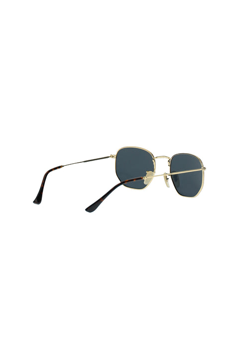Gold UV400 Protected Metal Frame Men's Sunglasses