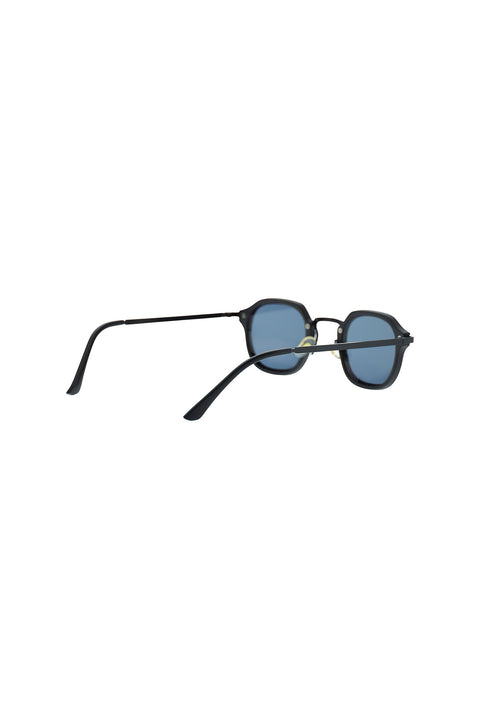 Black UV400 Protected Metal Frame Men's Sunglasses
