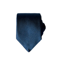 Dark Navy Blue Thin Plain Tie
