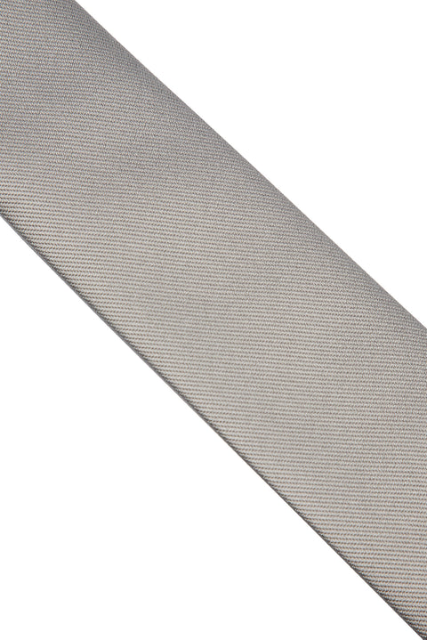 Medium Grey Plain Tie