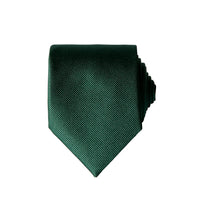 Dark Green Plain Tie