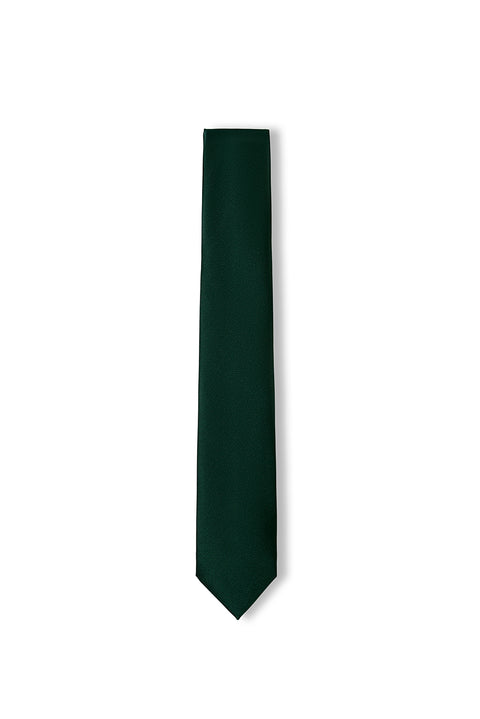 Dark Green Plain Tie