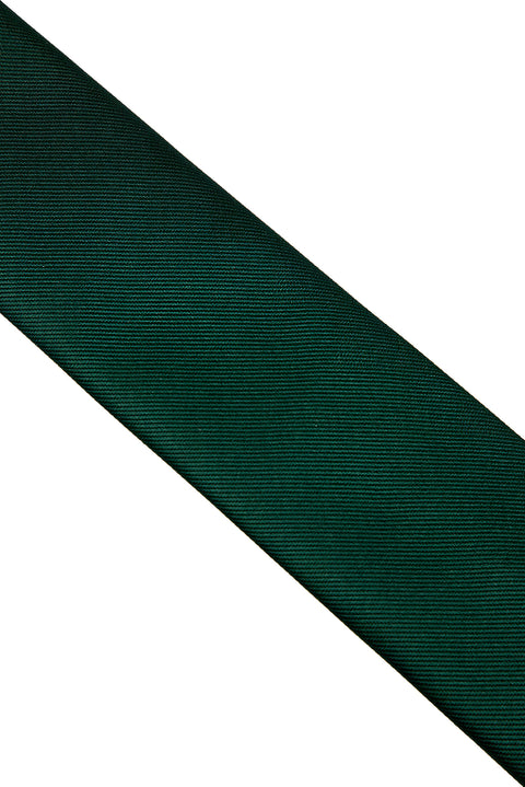 Dark Green Plain Tie