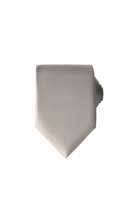 Medium Grey Plain Tie
