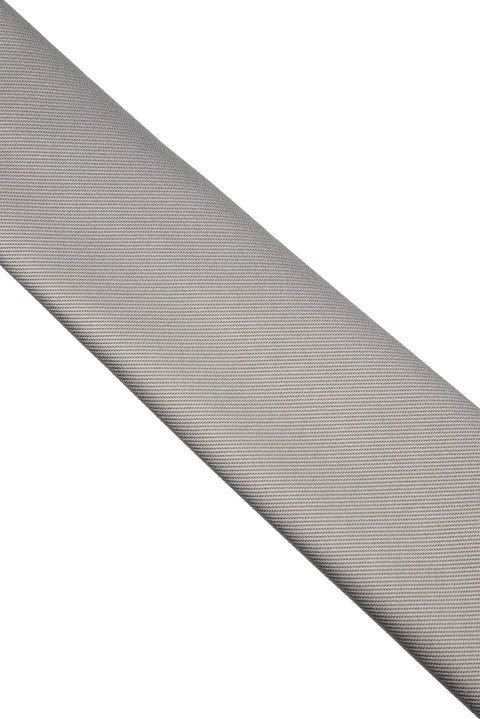 Medium Grey Plain Tie