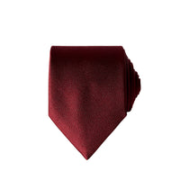 Dark Burgundy Plain Tie