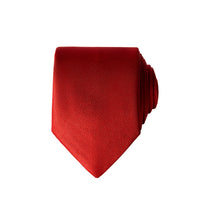 Dark Red Plain Tie