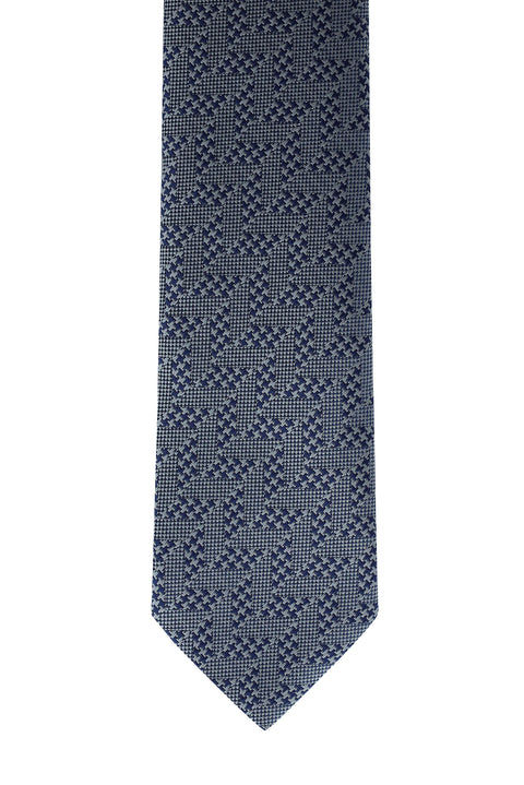 Medium Grey Micro-Patterned Tie