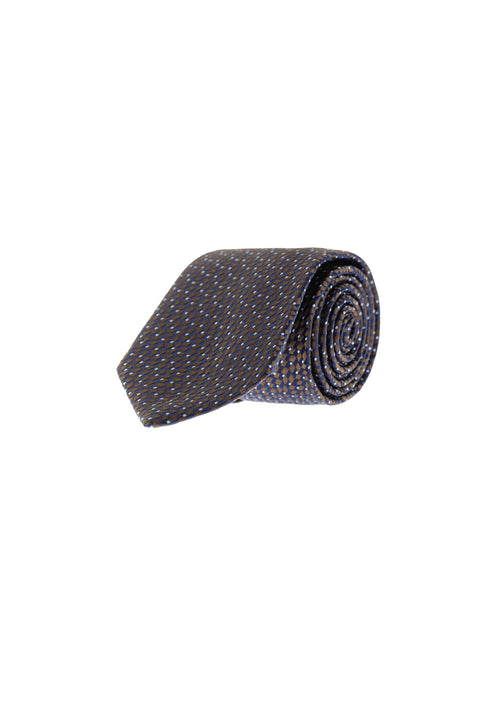 Medium Brown Patterned Tie