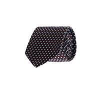 Dark Burgundy Patterned Tie