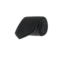 Black Patterned Tie