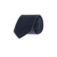 Dark Navy Patterned Tie
