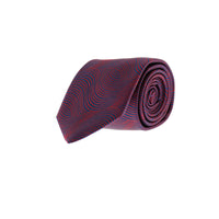 Dark Burgundy Patterned Tie