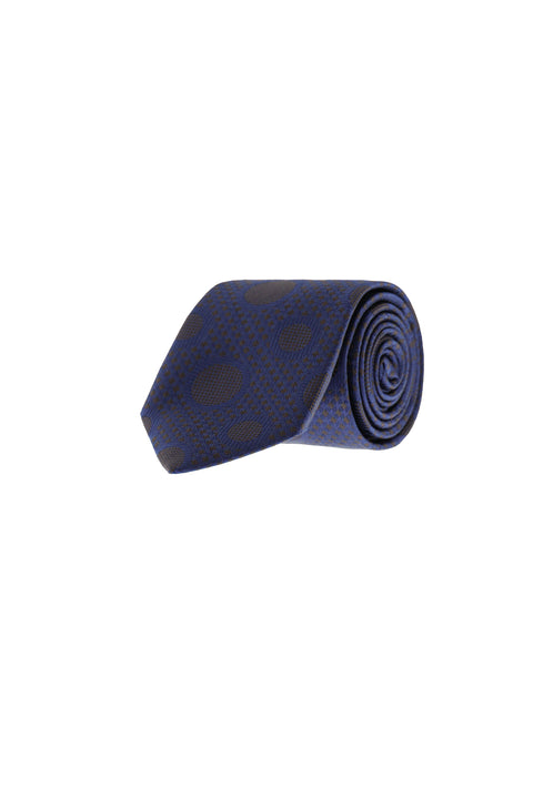 Dark Brown Patterned Tie