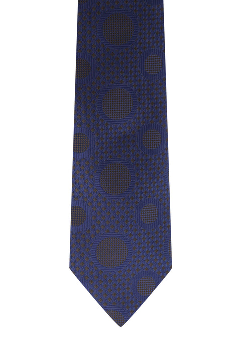 Dark Brown Patterned Tie
