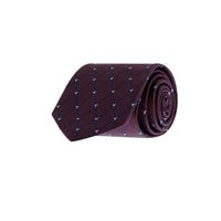 Dark Burgundy Patterned Tie