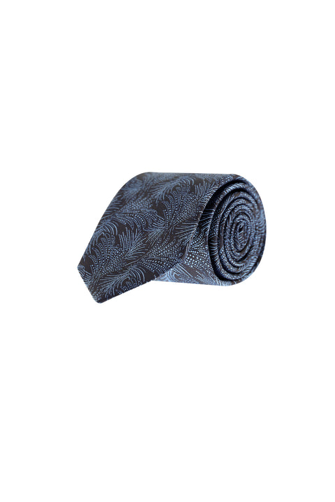Medium Brown Patterned Tie