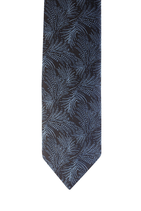 Medium Brown Patterned Tie