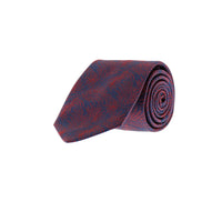 Dark Red Patterned Tie