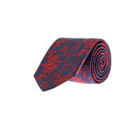 Dark Red Patterned Tie