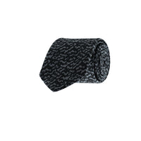 Dark Gray Patterned Tie