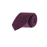 Dark Red Patterned Tie