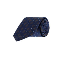 Dark Navy Patterned Tie